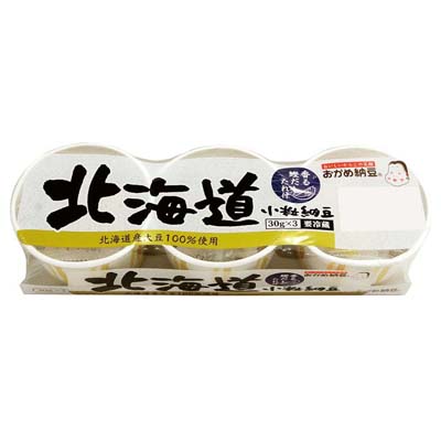 おかめ納豆　北海道小粒納豆カップ　３個入