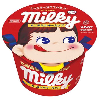 赤城乳業 不二家ミルキーカップ