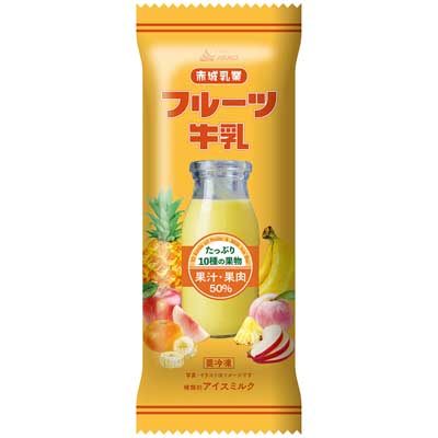 赤城乳業 フルーツ牛乳 70ml