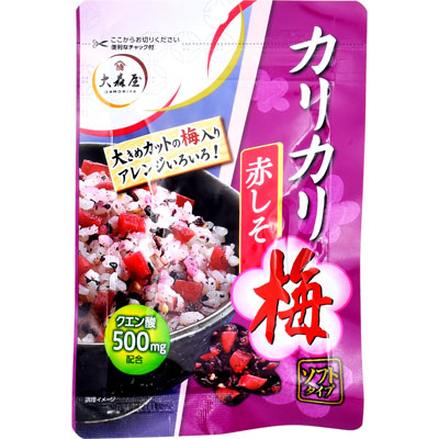 大森屋カリカリ梅赤しそ４０ｇ