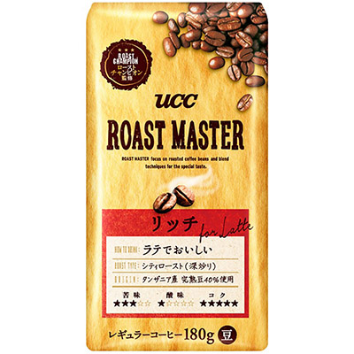UCC ローストマイスター リッチ 豆 180g