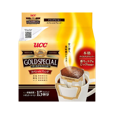 UCC ゴールドスペシャルスペシャルブレンド ドリップコーヒー15杯分
