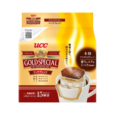UCC ゴールドスペシャル リッチブレンド ドリップコーヒー15杯分