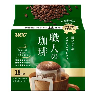 UCC 職人の珈琲 ワンドリップコーヒー 深いコクのスペシャルブレンド 18杯分
