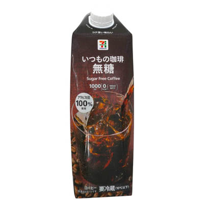 セブンプレミアム いつもの珈琲 無糖 1000ml