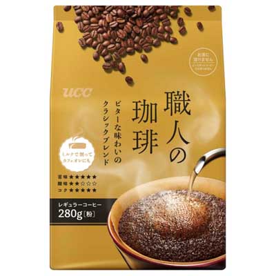 UCC　職人の珈琲　ビターな味わいのクラシックブレンド（豆）　280ｇ