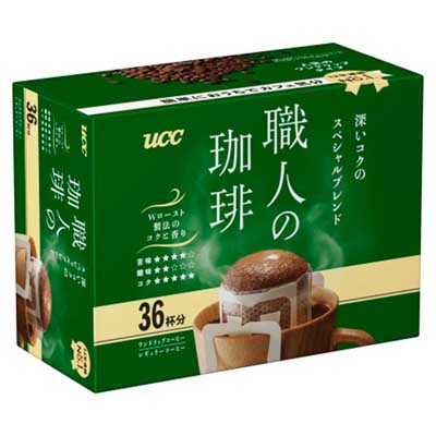 UCC　職人の珈琲　ワンドリップコーヒー　深いコクのスペシャルブレンド　36杯分