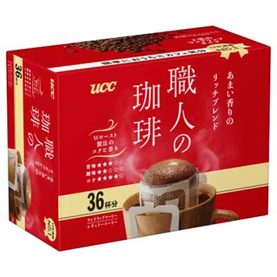 UCC　職人の珈琲　ワンドリップコーヒー　あまい香りのリッチブレンド　36杯分