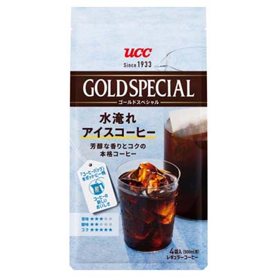 UCC　ゴールドスペシャル　コーヒーバッグ　水淹れアイスコーヒー　4袋入