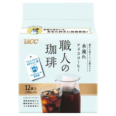 UCC　職人の珈琲　コーヒーバッグ　水淹れアイスコーヒー　12袋入