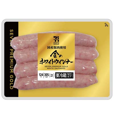 セブンプレミアムゴールド　金のホワイトウインナー　124ｇ