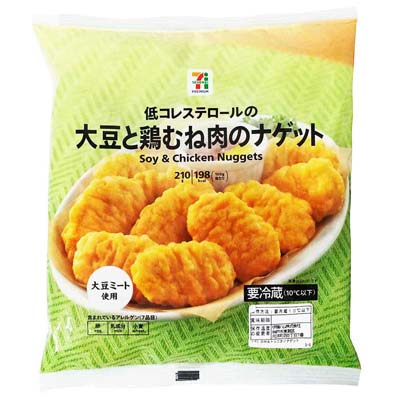 セブンプレミアム　低コレステロールの　大豆と鶏むね肉のナゲット　210ｇ
