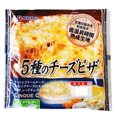 伊藤ハム　５種のチーズピザ　1枚