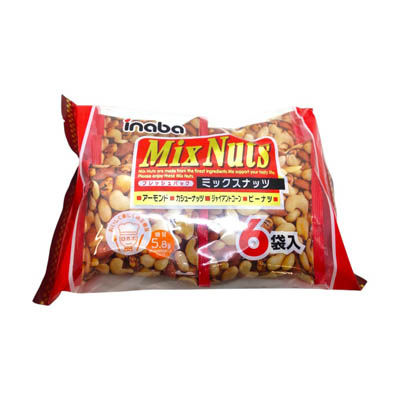 稲葉ピーナツ ミックスナッツ6袋