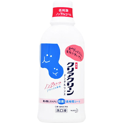 クリアクリーン デンタルリンス ノンアルコール ソフトミント  600ml