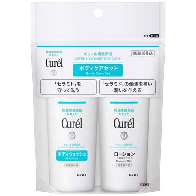 キュレル 潤浸保湿 ボディケアミニセット ボディウォッシュ&ローション 1セット