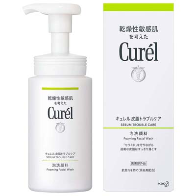 キュレル　皮脂トラブルケア　泡洗顔料　ポンプ　150ｍｌ