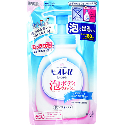 ビオレｕ泡で出てくる！ボディウォッシュ詰替用４８０ｍｌ