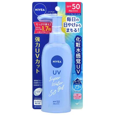 花王　ニベアUV　ウォータージェル　SPF50　ポンプ　140ｇ