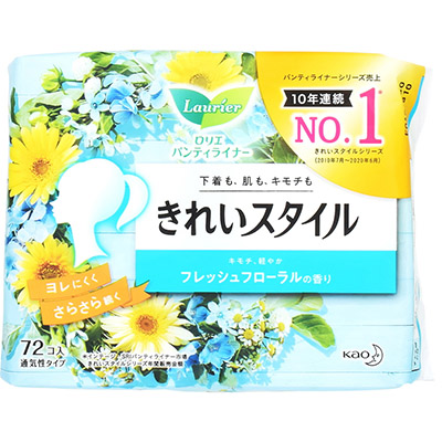 ロリエ きれいスタイル フレッシュフローラルの香り  72個