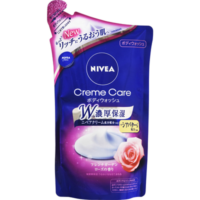 ニベアクリームケアボディウォッシュフレンチガーデンローズの香り詰替３６０ｍｌ