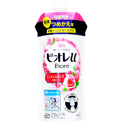 ビオレｕボディウォッシュエンジェルローズの香り液体タイプ詰替用３４０ｍｌ