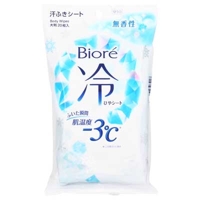 花王 ビオレ 冷シート 無香性 20枚