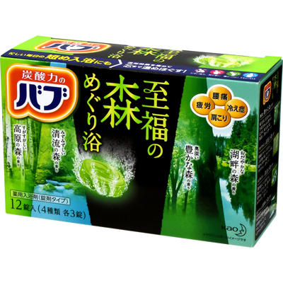 バブ至福の森めぐり浴１２錠