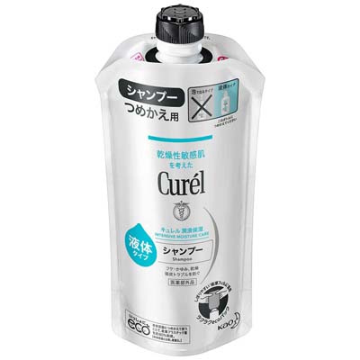 キュレル 潤浸保湿 シャンプー つめかえ用 340ml