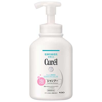 キュレル 潤浸保湿 泡シャンプー ポンプ 480ml