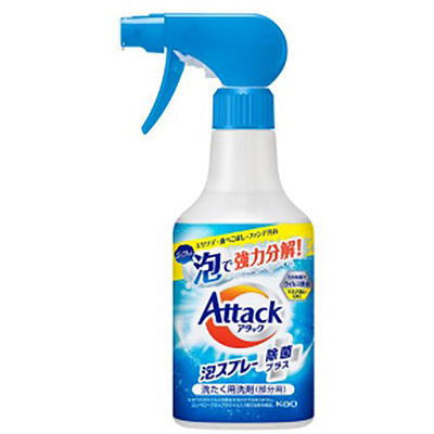 アタック泡スプレー 除菌プラス 本体 300ml