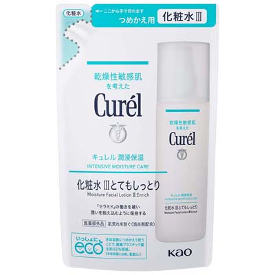 キュレル　潤浸保湿　化粧水Ⅲ（とてもしっとり）　つめかえ用　130ｍｌ