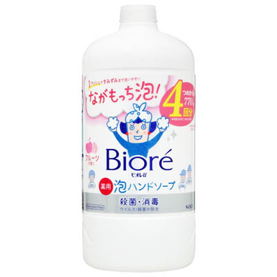 花王 ビオレu泡ハンドソープ フルーツの香り つめかえ用 770ml