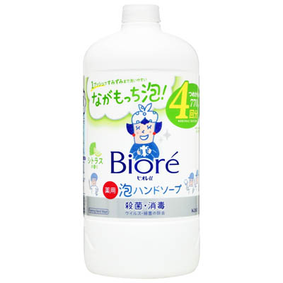 花王 ビオレu泡ハンドソープ シトラスの香り つめかえ用 770ml