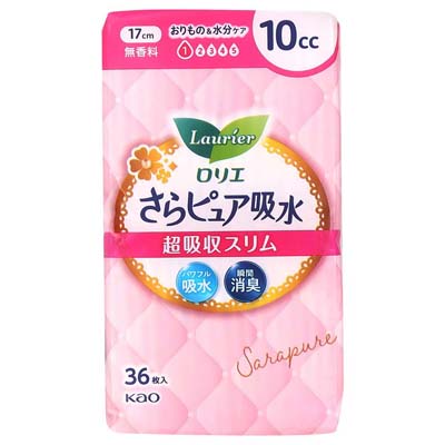 花王　ロリエ　さらピュア吸水　超吸収スリム１０ｃｃ無香料　36枚