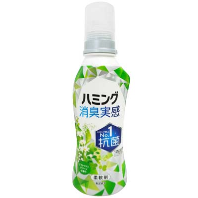 花王 ハミング消臭実感 柔軟剤 リフレッシュグリーンの香り 本体 510ml