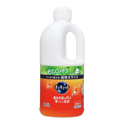 花王 キュキュット オレンジの香り つめかえ用超特大 1250ml
