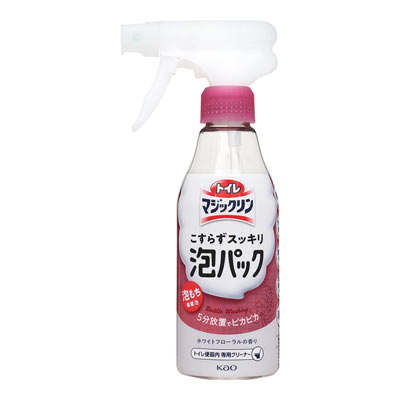 花王 トイレマジックリン こすらずスッキリ泡パック ホワイトフローラルの香り 本体 300ml