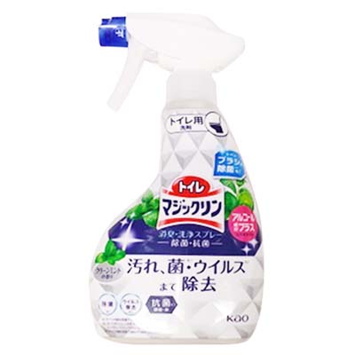 花王 トイレマジックリン消臭・洗浄スプレー除菌・抗菌 クリーンミントの香り 本体 350ml