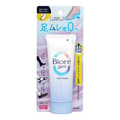 ビオレzero　さらさらフットクリーム　せっけんの香り　７０ｇ