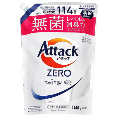アタックZERO つめかえ用超特大 1140g