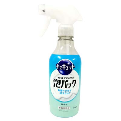 花王　キュキュット　ゴシゴシいらずの泡パック　微香性　本体　430ｍｌ