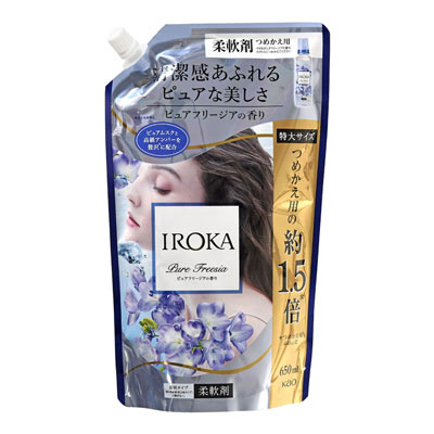 花王 IROKA ピュアフリージアの香り つめかえ用 650ml