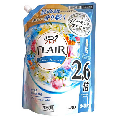 花王 ハミングフレア フラワーハーモニーの香り つめかえ用 940ml