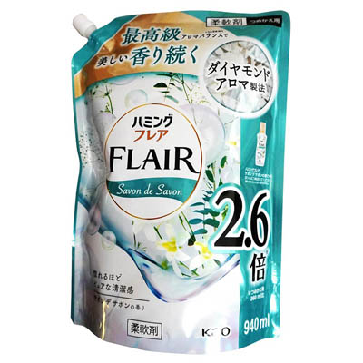 花王 ハミングフレア サボンデサボンの香り つめかえ用 940ml