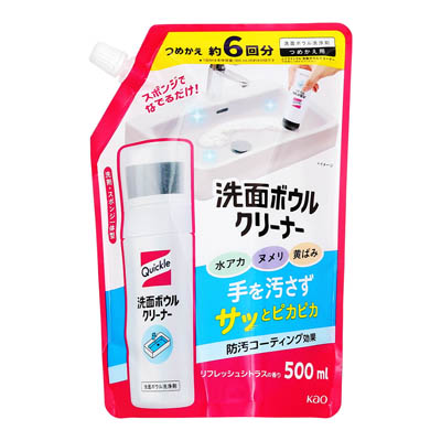 花王　クイックル　洗面ボウルクリーナー　つめかえ用　500ｍｌ