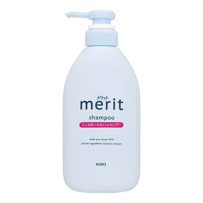 花王　メリット　リンスのいらないシャンプー　本体　450ml