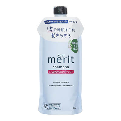 花王　メリット　リンスのいらないシャンプー　つめかえ用　320ml
