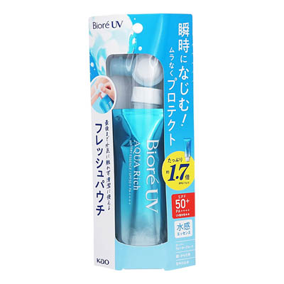 花王　ビオレUV　アクアリッチ　ウォータリーエッセンス　フレッシュパウチ　120ｇ