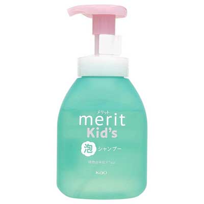 花王　メリットキッズ　泡で出てくるシャンプー　ポンプ　330ｍｌ